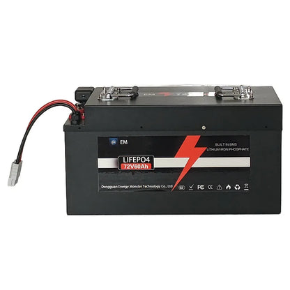 72V 35Ah Lithium Battery 40Ah 50Ah 60Ah 70Ah 80Ah 100Ah 110Ah Lifepo4 for Trolling Motor Hybrids Motorcycles Golf Cart Robot