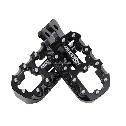 JFG CNC Reinforced Foot Pegs for Surron Light Bee 6063 Aluminum Wide anti Slip Motorcycle Footrests