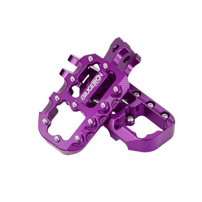 JFG CNC Reinforced Foot Pegs for Surron Light Bee 6063 Aluminum Wide anti Slip Motorcycle Footrests