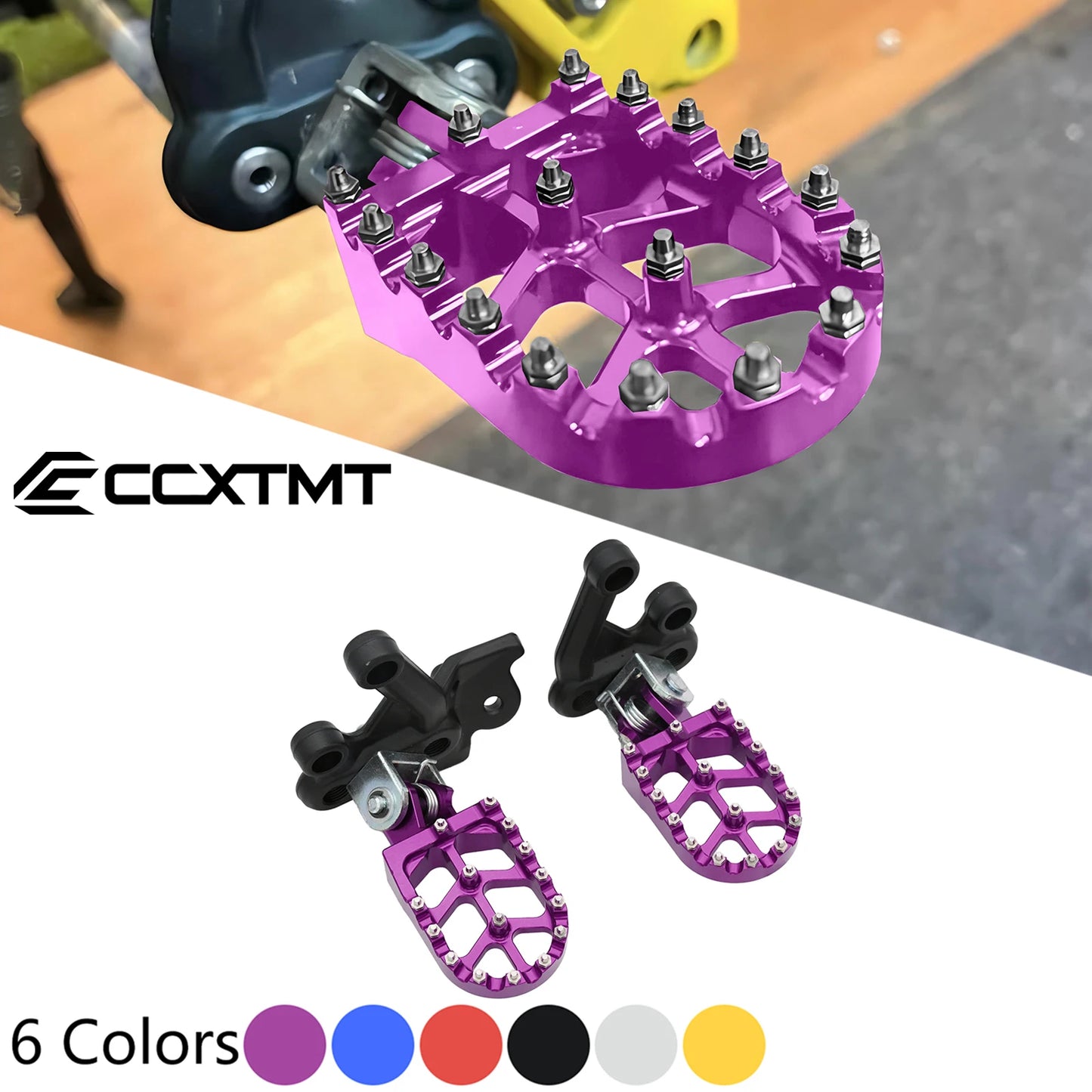 Electric Bike CNC Foot Pegs Rest Footpegs Foot Pegs Bracket for Sur-Ron Sur Ron Surron Light Bee X & S Electric Motocross Parts