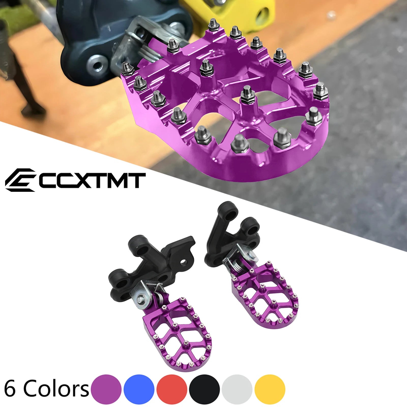 Electric Bike CNC Foot Pegs Rest Footpegs Foot Pegs Bracket for Sur-Ron Sur Ron Surron Light Bee X & S Electric Motocross Parts