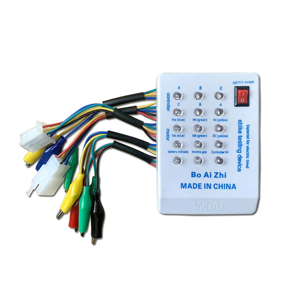 Electromobile Repair Device Scooter Maintenance Detector Brushless Motor Hall Controller 24V/36V/48V/60V/72V E-Bike Tester