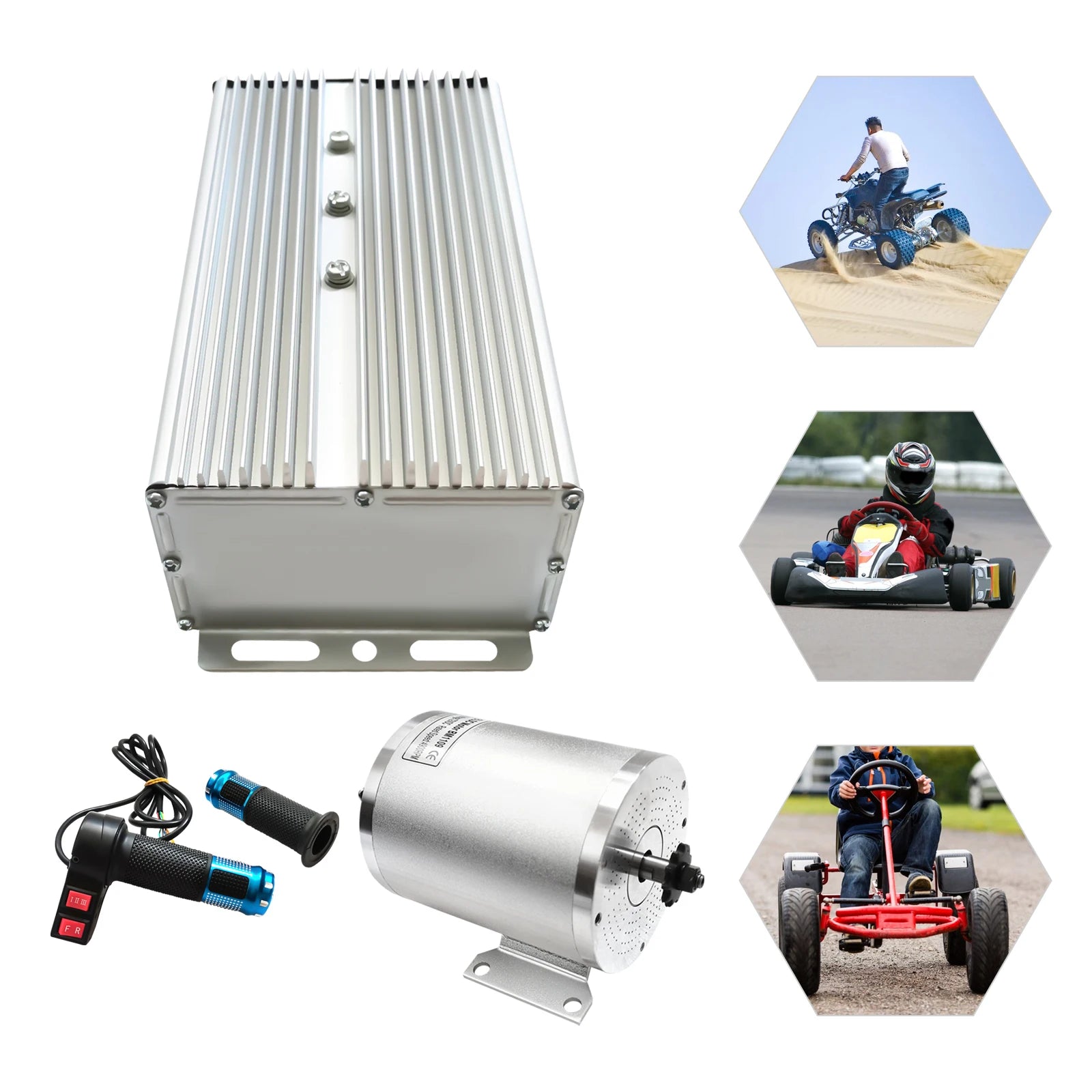 72V 3000W Brushless Dc Motor Kit, Scooter, Motorcycle Engine, Go Kart, Electric Scooter Diy Modification Kit