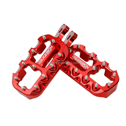 JFG CNC Reinforced Foot Pegs for Surron Light Bee 6063 Aluminum Wide anti Slip Motorcycle Footrests