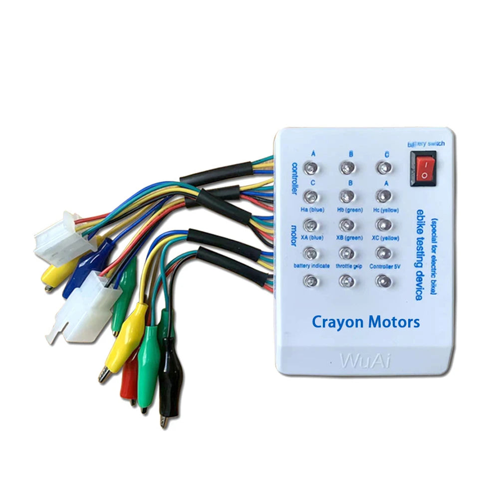 Electromobile Repair Device Scooter Maintenance Detector Brushless Motor Hall Controller 24V/36V/48V/60V/72V E-Bike Tester