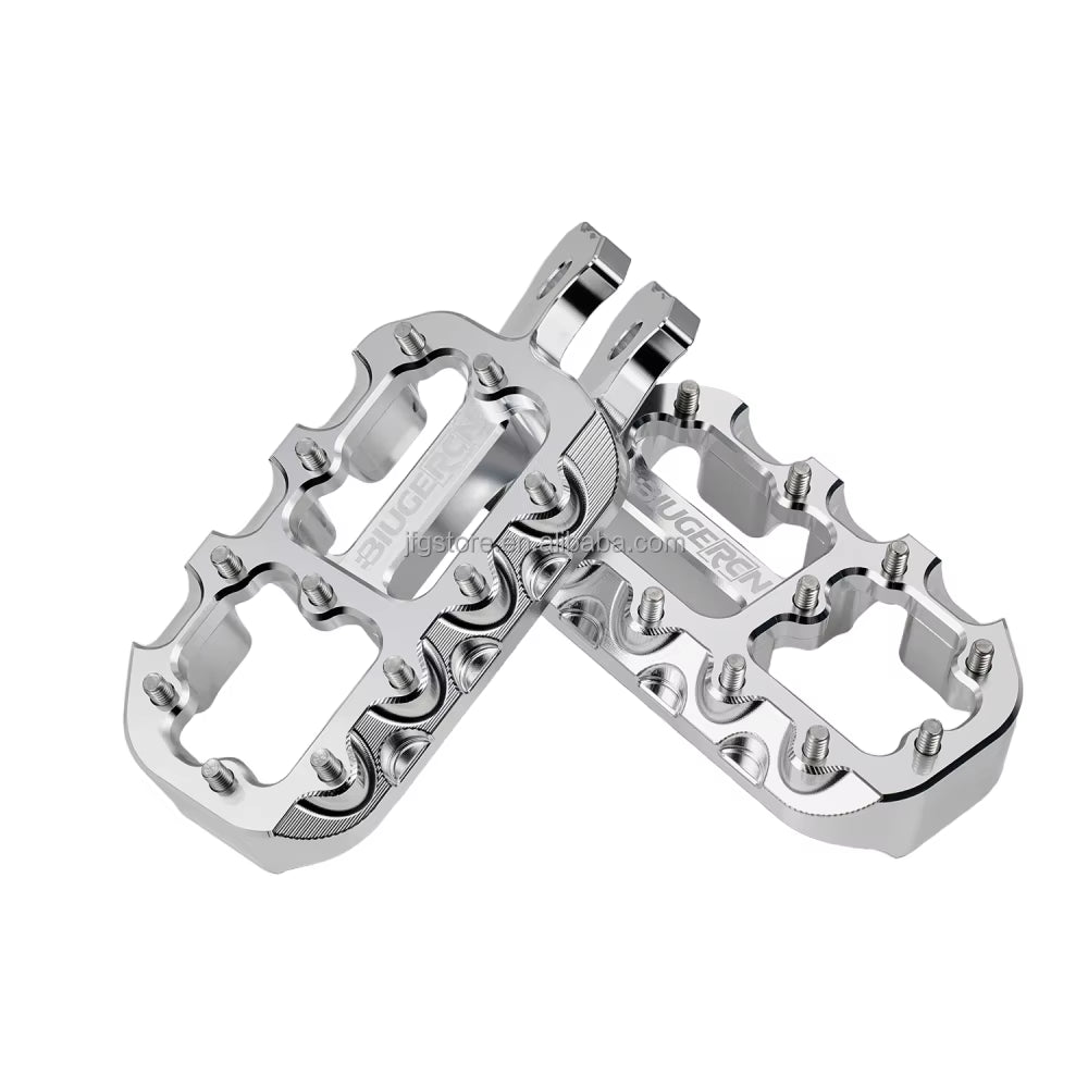 JFG CNC Reinforced Foot Pegs for Surron Light Bee 6063 Aluminum Wide anti Slip Motorcycle Footrests