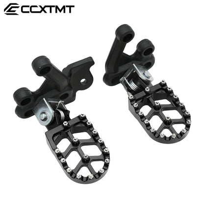 CNC Foot Pegs Rest Footpegs Foot Pegs Bracket for Sur Ron Sur-Ron Surron Light Bee S & Light Bee X Electric Motocross Universal