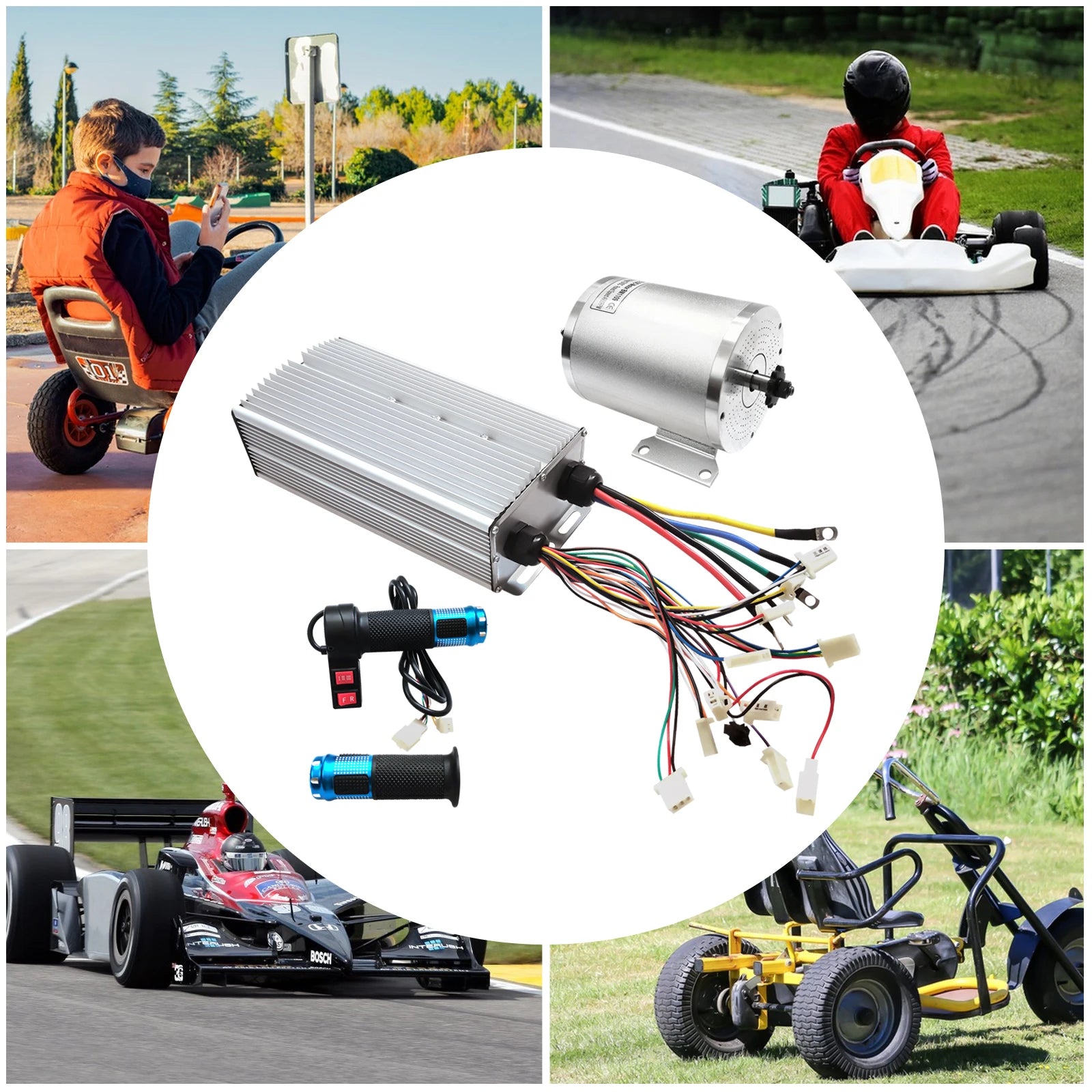 72V 3000W Brushless Dc Motor Kit, Scooter, Motorcycle Engine, Go Kart, Electric Scooter Diy Modification Kit